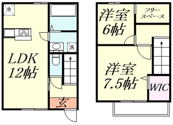 Ｍａｉｓｏｎｅｔｔｅｐａｒｋ春日部駅　Ｂ棟の間取り