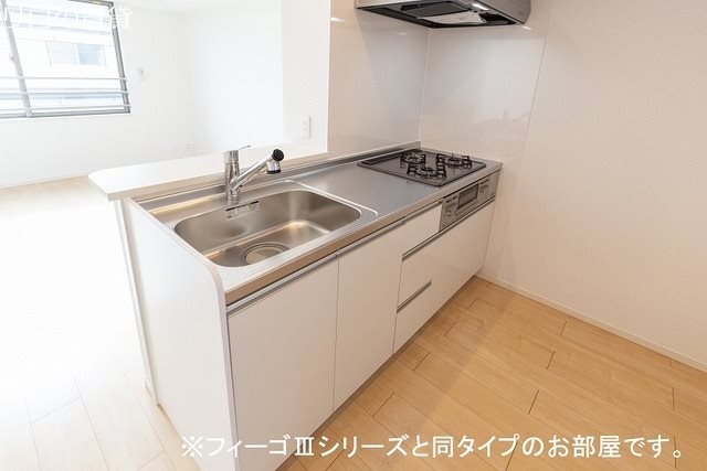 【糟屋郡粕屋町仲原のアパートのキッチン】