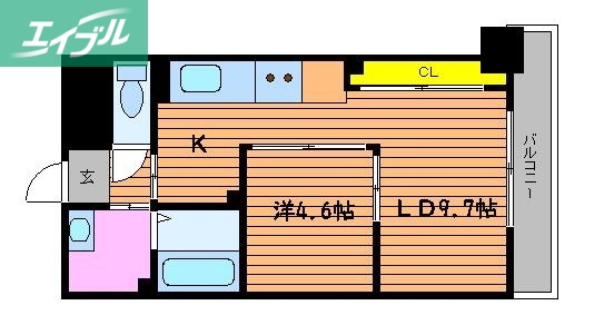 ハアラン一ノ宮の間取り