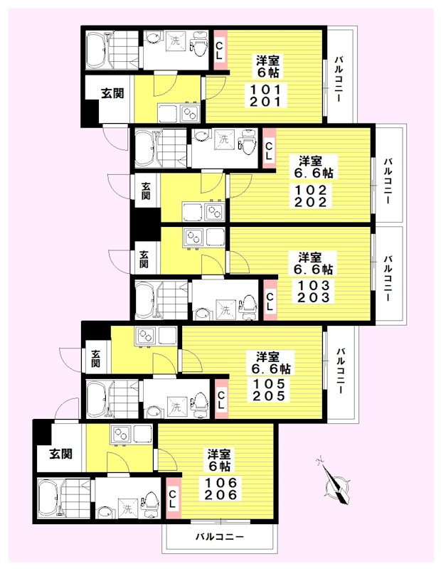 アクシア坂戸の間取り