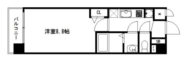 ベラジオ京都一乗寺IIの間取り