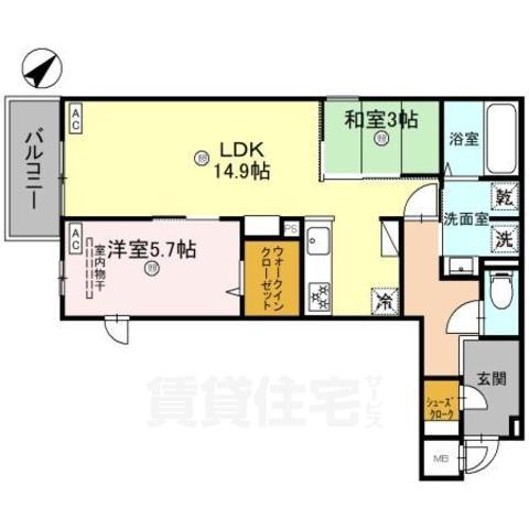 クラシスト清和園町の間取り