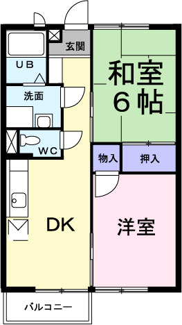 パームスハウスの間取り