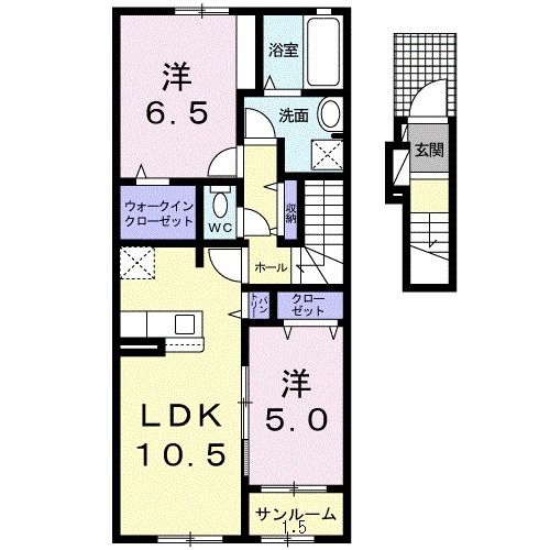 ベレタ　Ａの間取り