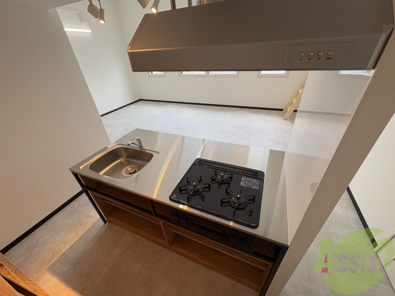 キッチン　システムキッチンなので、すぐお料理に使えます！