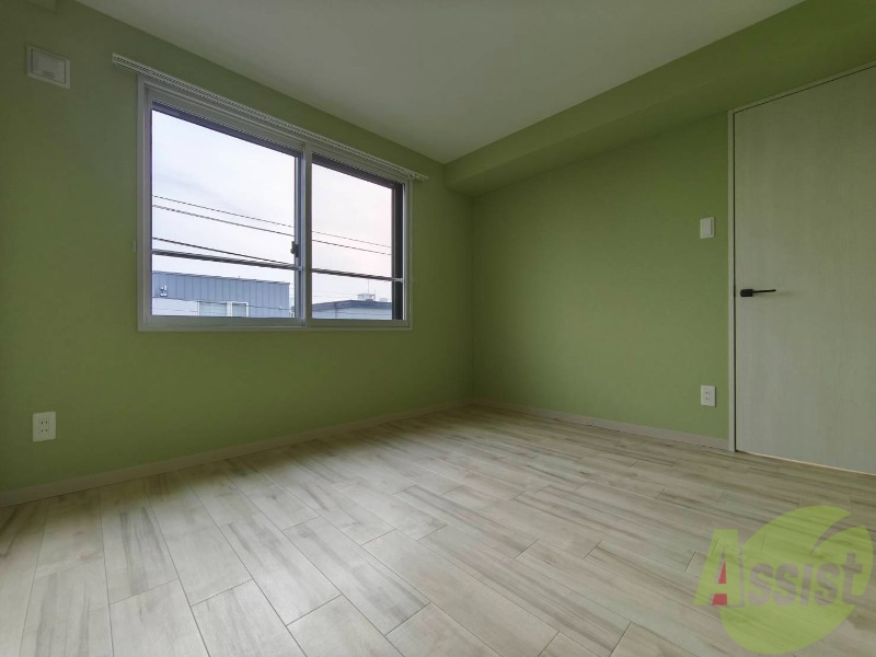 その他部屋・スペース　アクセントクロスがおしゃれな寝室になっていました！