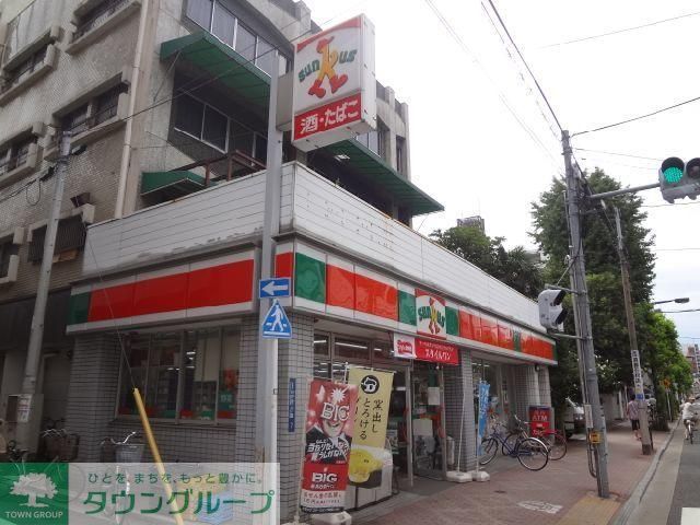 コンビニ　サンクス台東松が谷店（コンビニ）まで441m