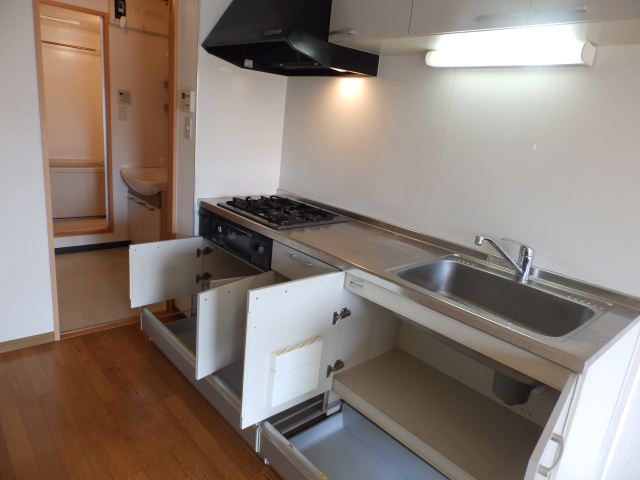 キッチン　収納が、こんなにあります！