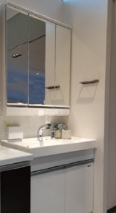 洗面設備　パンフレット写真