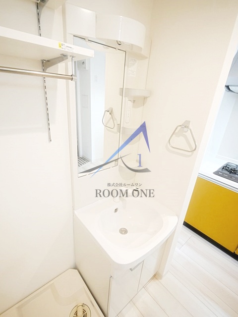 洗面設備　洗面台です。