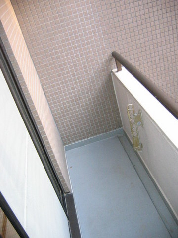 バルコニー　バルコニーは西向きです♪お昼から夕方に日が入ってきますよ ！