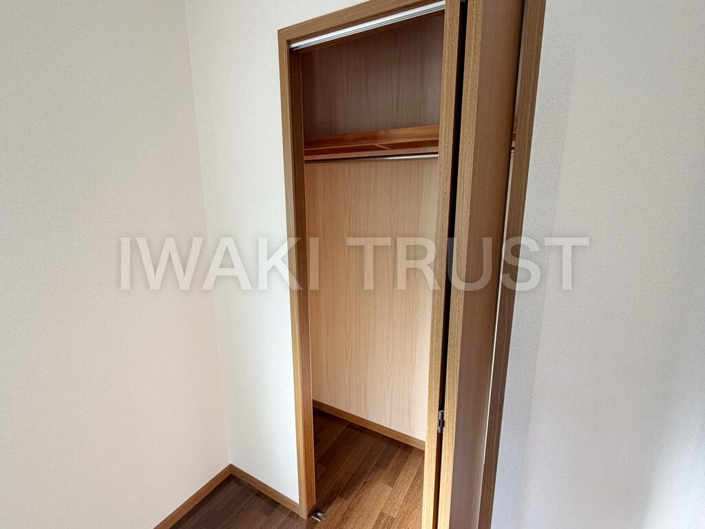 収納　南洋室にあるクローゼットです。