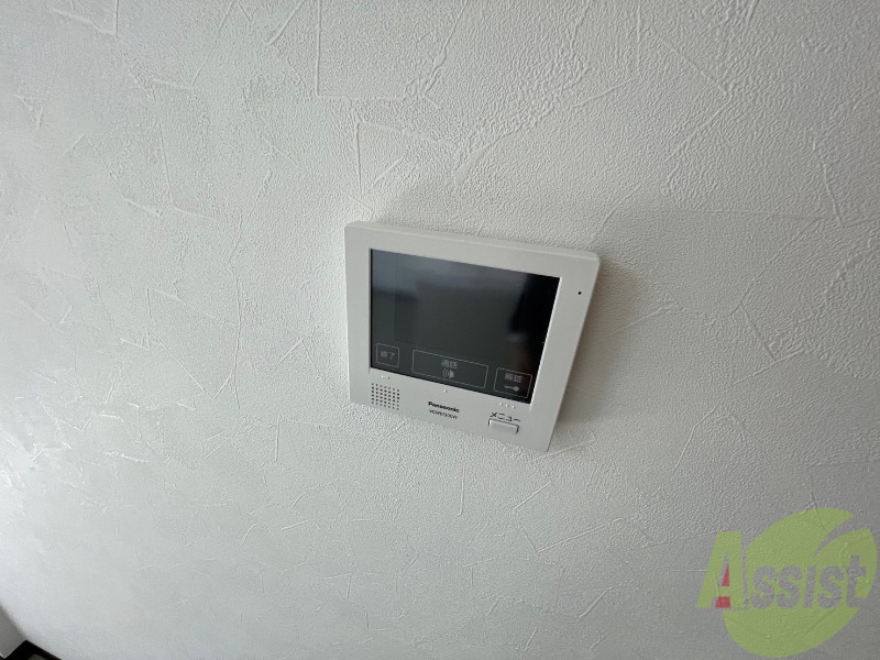 セキュリティ　インターホンで来客確認ができます。安心ですね。