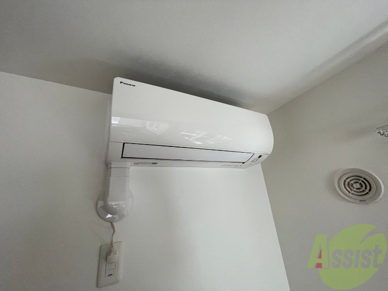 その他設備　エアコンが設置してありますので、寒暖対策もばっちり。