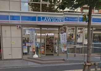 コンビニ　ローソン 西早稲田駅前店（コンビニ）まで48m