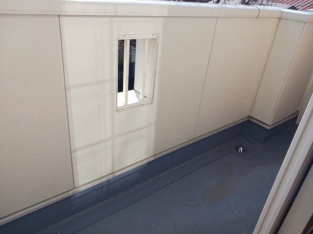 バルコニー　落ち着いた時間を過ごせるバルコニーです