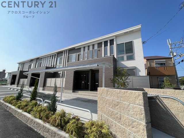 建物外観　モニタ付インターホン付きで安心！宅配BOX付で便利！