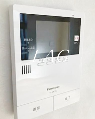 セキュリティ　モニター付きインターフォンです。