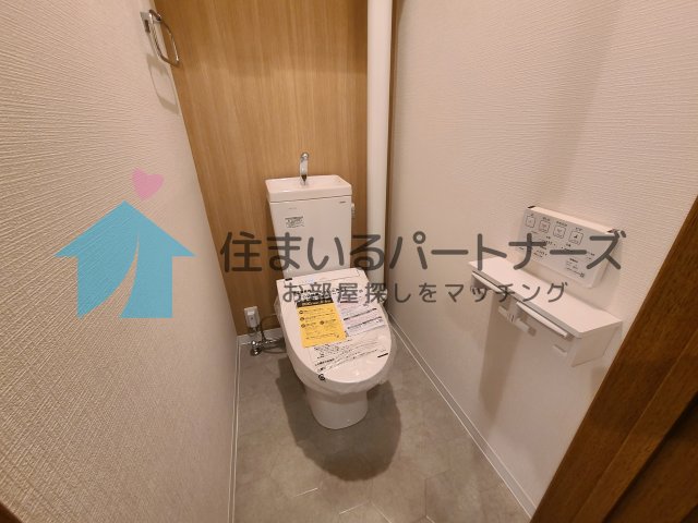 トイレ　ゆったりとした空間のトイレです