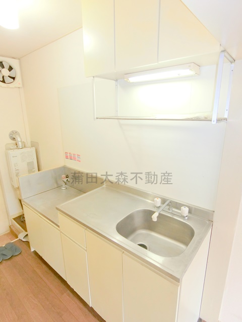 キッチン　ガスコンロ設置可能なキッチン