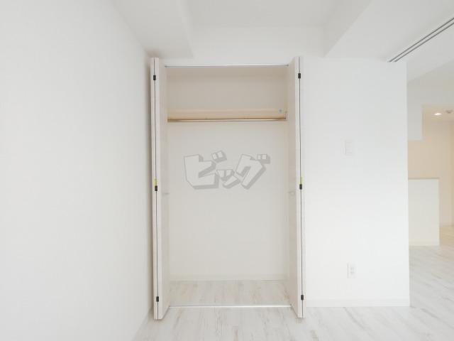 収納　衣類の収納に便利なクローゼットが付いています！