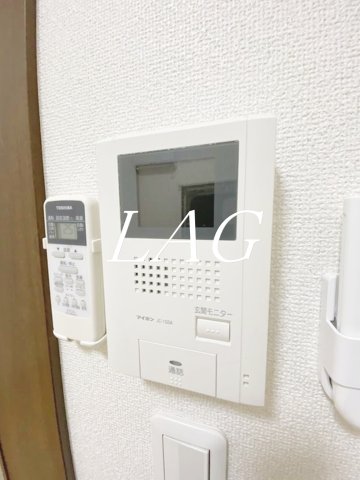 セキュリティ　モニター付きインターフォンです。