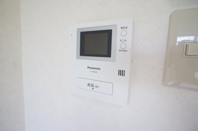 セキュリティ　モニター付きで急な来客も安心です