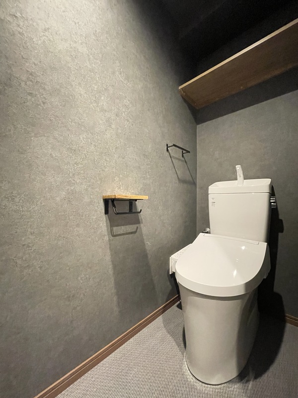 トイレ　ゆったりとした空間のトイレです