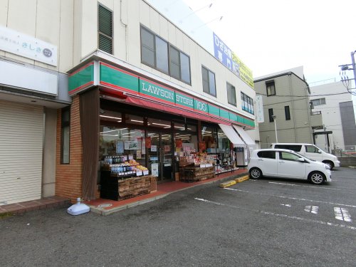 コンビニ　ローソンストア100　岸和田岸城町店（コンビニ）まで580m