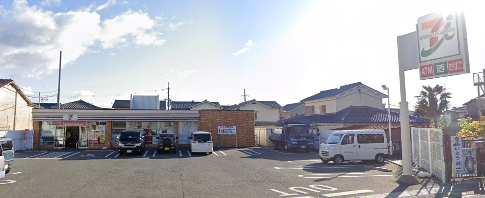 コンビニ　セブンイレブン 藤井寺東藤井寺町店（コンビニ）まで581m