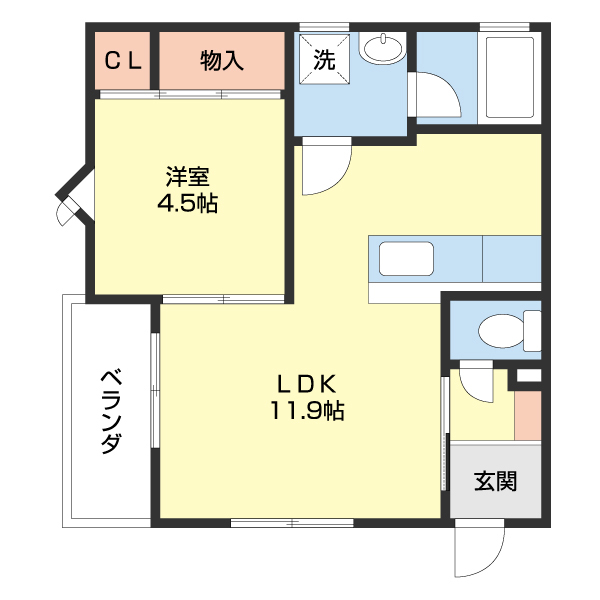 CASA kurotoriの間取り写真