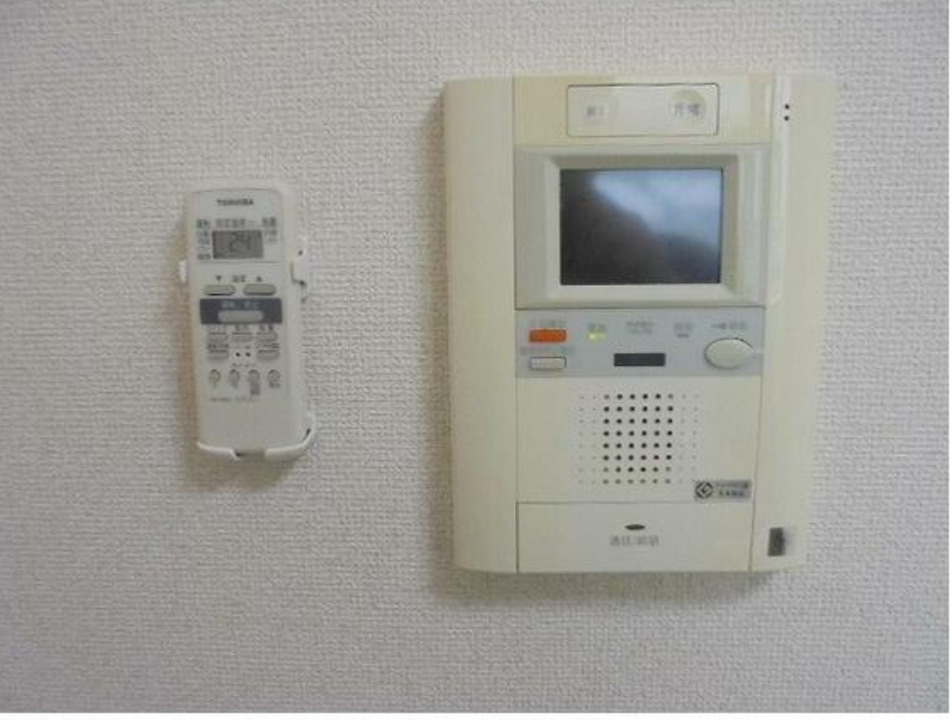 セキュリティ　モニター付きインターホンです