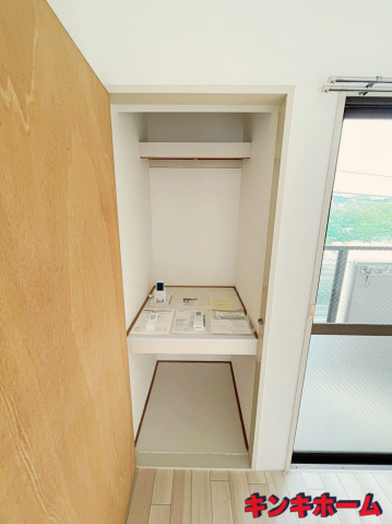 収納　写真は別のお部屋のものでございます。