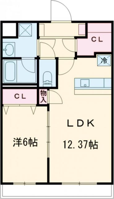 CLAST 1の間取り写真