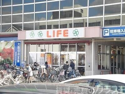 スーパー　ライフなかもず店（スーパー）まで361m