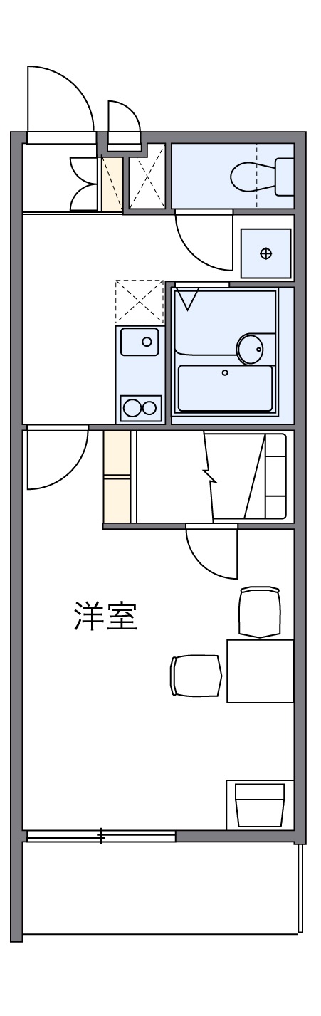 ＪＲ関西本線 八尾駅 徒歩12分 4階建 築19年の間取り写真