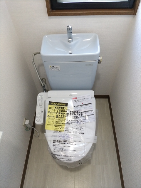トイレ　洗浄便座は設備ではありません