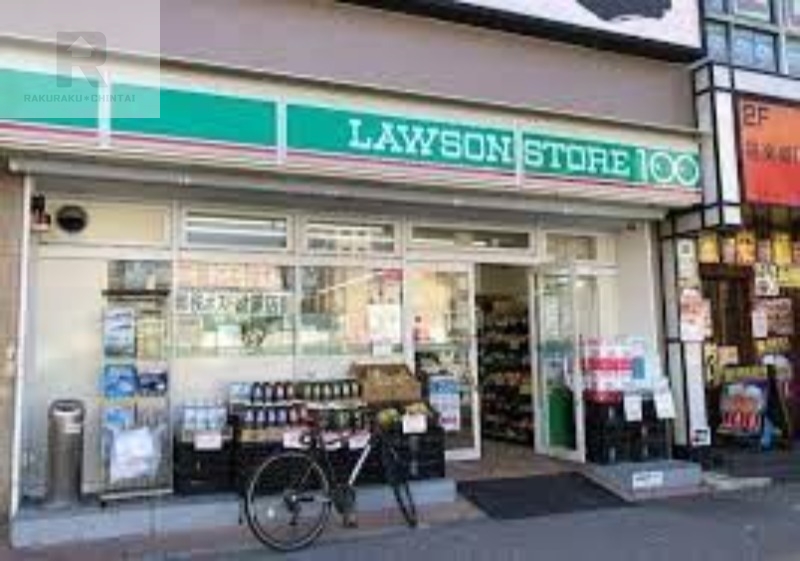 コンビニ　ローソンストア100大国町駅前店（コンビニ）まで198m