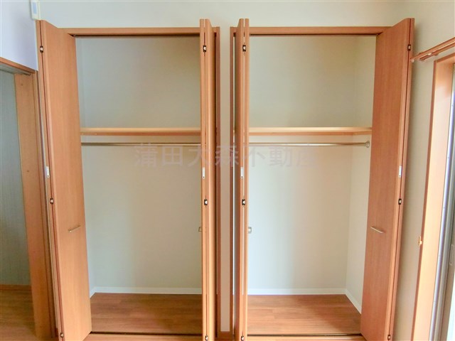 収納　収納　大容量のクローゼット