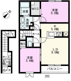 ルミエールの間取り写真