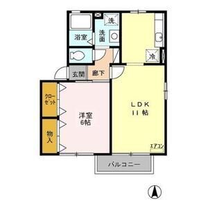 高崎グリーンハイツ V A/Bの間取り写真