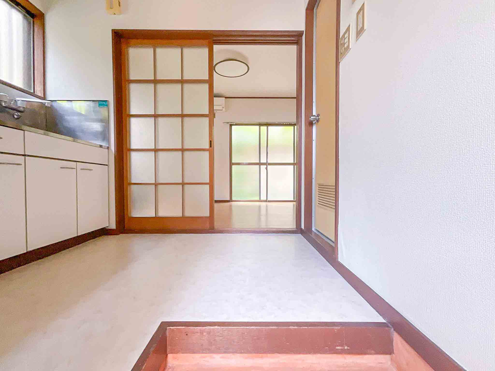 コーポ福田B棟の玄関写真