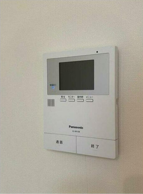 セキュリティ　モニター付きインターホンです