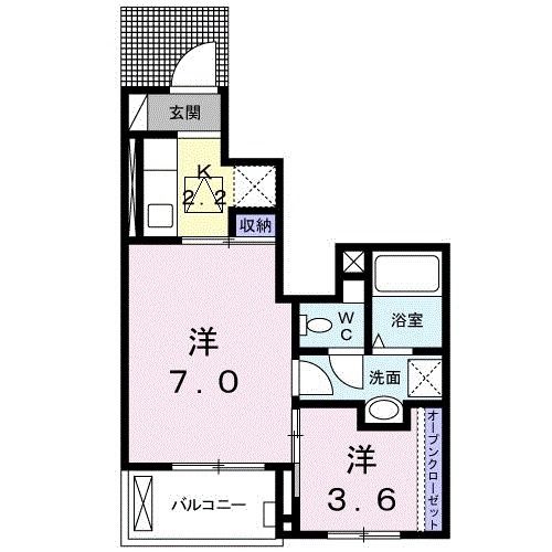 サンモール丸山 Iの間取り写真