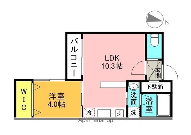 エフェクト南11条 A棟の間取り写真