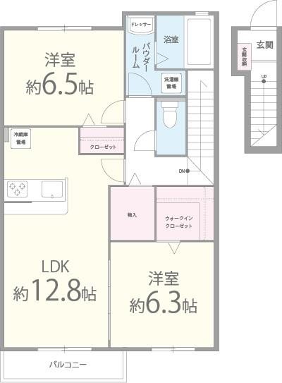 Harmony.Fの間取り写真