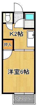 青山ハイツの間取り写真