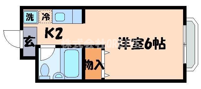 ジョイフル草津の間取り写真