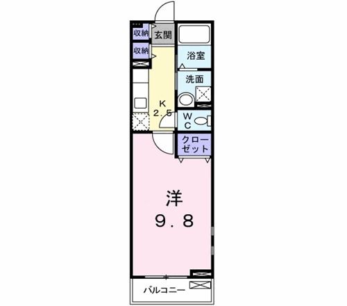 サンセール東野の間取り写真