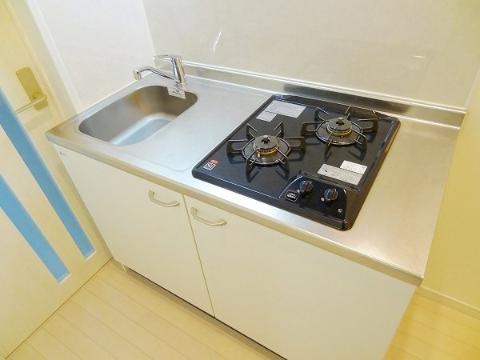 キッチン　2口コンロ